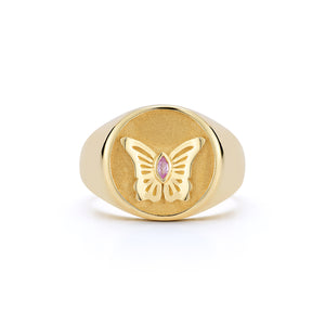 Pinky promise signet rings are here to stay