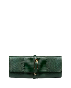 Belted Clutch Emerald