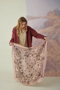 Nelly Embroidered Bandana Scarf