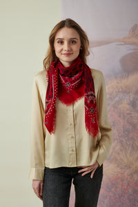 Nelly Embroidered Bandana Scarf