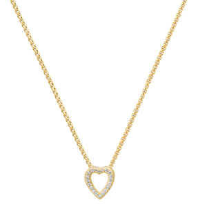 Slide-On Mid Pavé Heart