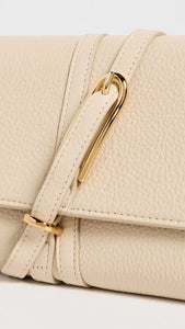 Belted Clutch Cream
