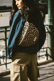 Custine the XL Waist Bag - Leopard Prints