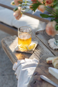 Hand-Etched Blown Carafe Set