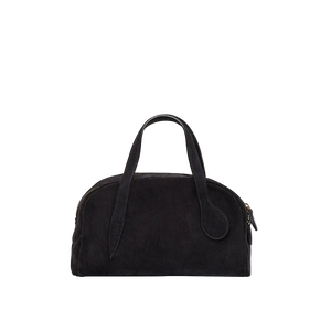 Bowling Mini Bag Black Suede