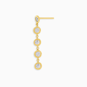 Essential Bezel Drop Earring