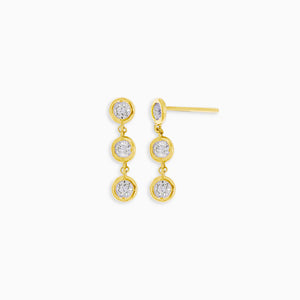 Essential Bezel Drop Earring