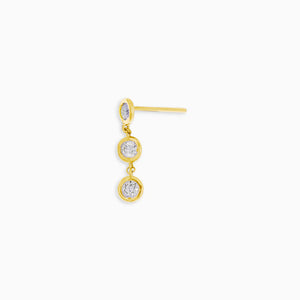 Essential Bezel Drop Earring