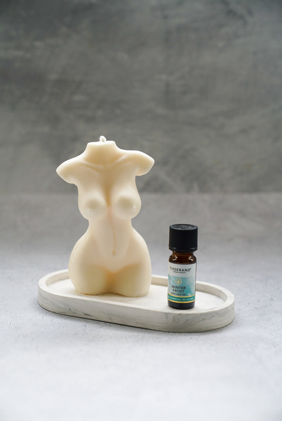 XL Female Torso Candle in Ivory available at Falenafinejewelry.com