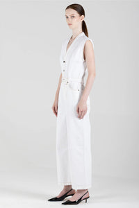 Camden Jumpsuit - Vintage White