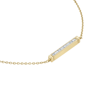 Essentials Single Bar Spinning Necklace
