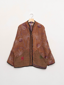 Ladhiya Suzani Quilted Kantha Jacket