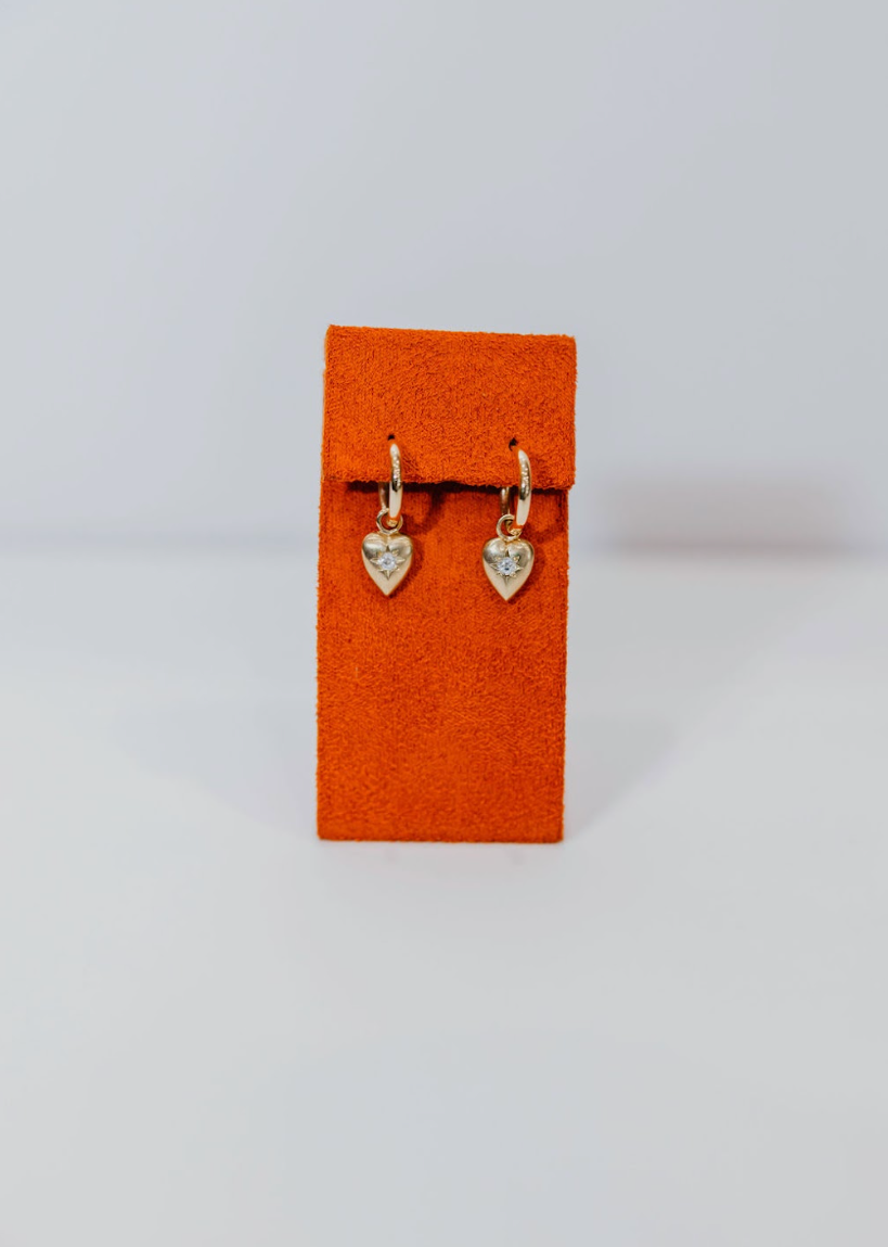 Plump Heart Earrings