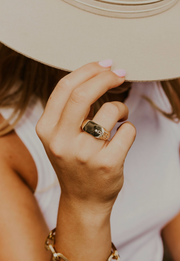 Ethereal Skyline Signet Ring