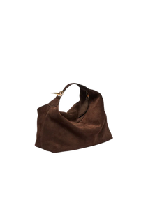 Pillow Pouch Suede Dark Brown