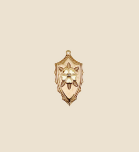 Rose Shield Charm