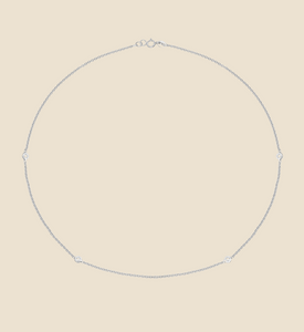 Essential Multi Diamond Bezel Necklace