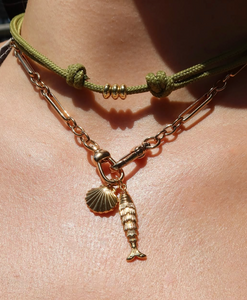 Liam Watch Chain Necklace in Gold
