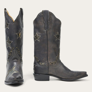 Star Boot Fashion Snip Toe Cowboy Boot