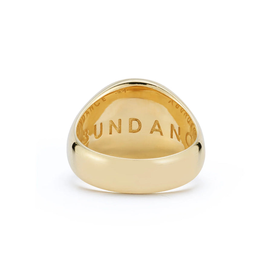 Abundance Signet Pinky Ring