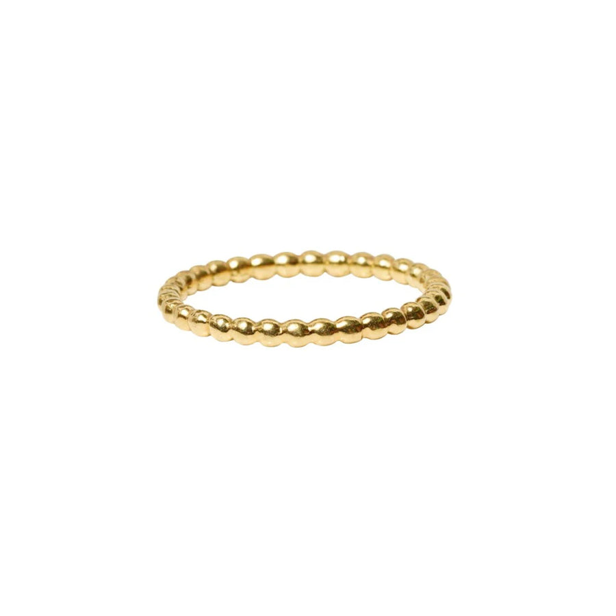 Gold Ball Ring