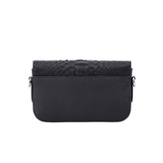 Caia Crossbody in Black Nappa & Python