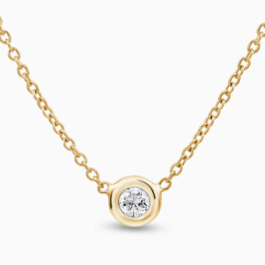 Essential Diamond Bezel Necklace