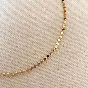 Flat Ball Chain Anklet