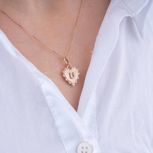 The Luce Fluted Heart