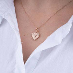 The Luce Fluted Heart