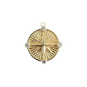 Gold Compass Charm