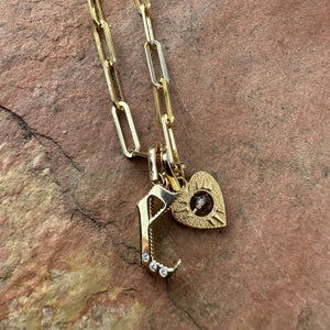 Heart Spinner Charm