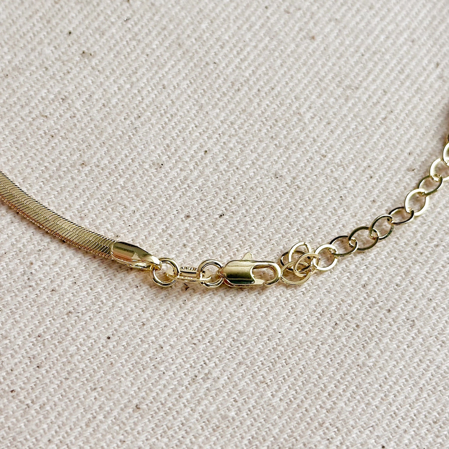 Herringbone Anklet