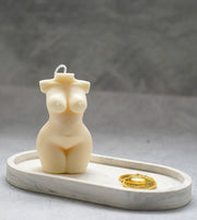 Curvy Goddess Torso Candle