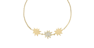 KAPOW! Bolo Bracelet in Gold