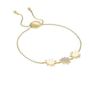 KAPOW! Bolo Bracelet in Gold