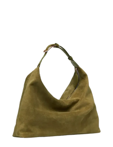 Pillow Shoulder Bag Herb Suede