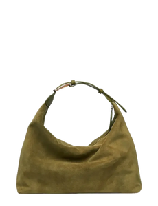 Pillow Shoulder Bag Herb Suede