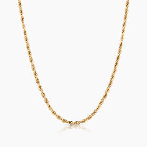 Malene Rope Necklace in Pink Opal