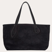 Mega Sprout Tote Black Suede