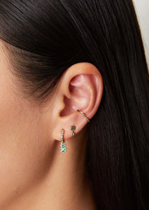 Mosaic Charm with Emerald