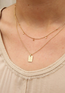 Mumma Sketch Tag Necklace