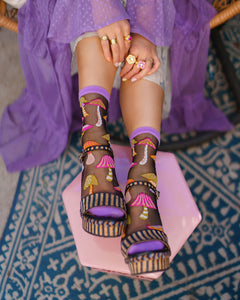 Magic Mushroom Crew Sock