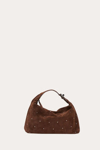 Pillow Pouch Dark Brown Suede