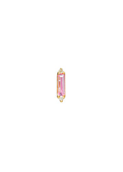 Dazzle stud with Pink Sapphire