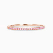 Essential Slim Pink Sapphire Band