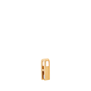 Slide-On Ribbed Initial