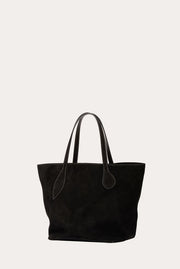 Sprout Tote Black Suede