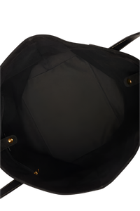 Sprout Tote Black Suede