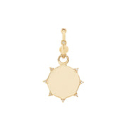 Diamond Sunbeam Medallion Charm